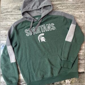 Michigan State University Green and Gray Spartans Hoodie
Men’s Large